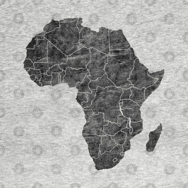 Afrika - Black Halftone by GAz